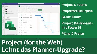 Microsoft Project for the Web & Teams: Projektmanagement