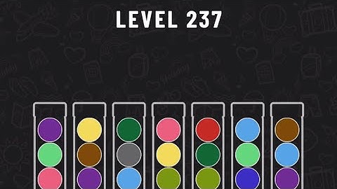Ball Sort Puzzle Level 237 #ballsortpuzzle #ballsortpuzzlegameplay #puzzlegame #mobilegames