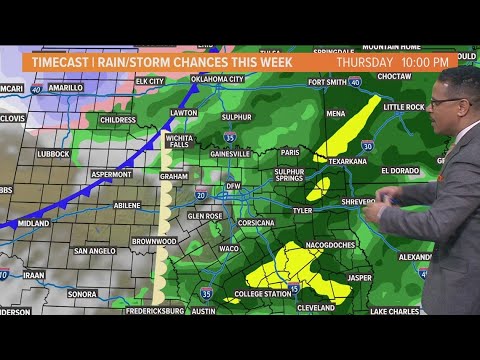 DFW weather: Tracking our severe weather chances Thursday - YouTube