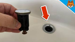 Waschbecken Stöpsel geht nicht mehr hoch?💥(In Sekunden entfernen)🤯