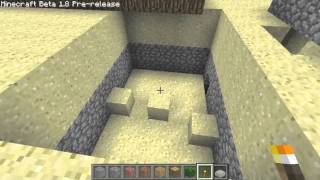 Minecraft Beta 1.8: Seed with Stronghold right by spawn!