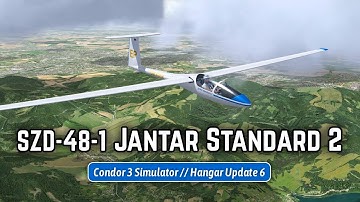 Condor 3 Soaring Simulator // Jantar Standard 2 // Hangar Update 6