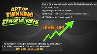 PnC Advanced Problem| Rectangles and Squares inside a Regular Polygon