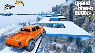 Hardest MONSTER Parkour race 100.000%  Players Cannot Win in GTA 5!!