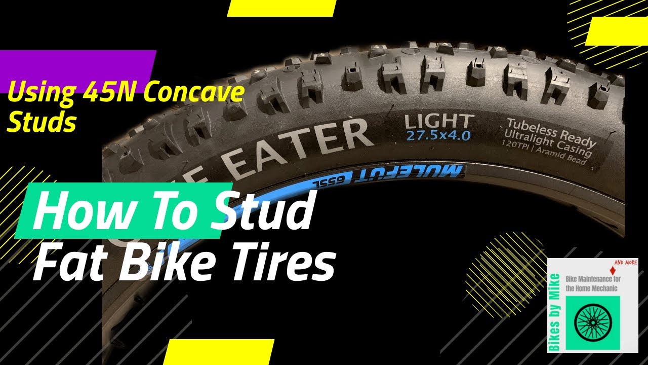 45NRTH Large Concave Stud, Bike Tire Stud Kit