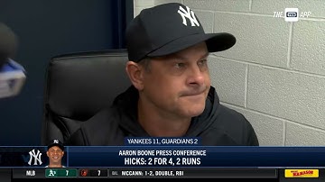 Manager Aaron Boone on Gerrit Cole