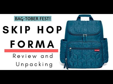 Skip Hop Forma Backpack Diaper Bag Review Youtube