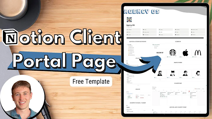 Using Notion as a client portal | Free template | Notion CRM