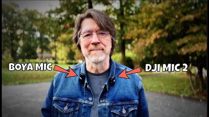 Two Wireless Mics Comparison - The DJI MIC 2 and the BOYA Mic