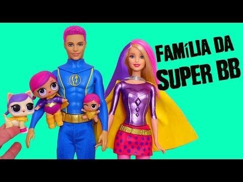 Bonecas LOL Surpresa Família Da Super BB E Figurinhas De Os Incríveis 2 -Brinquedonovelinhas