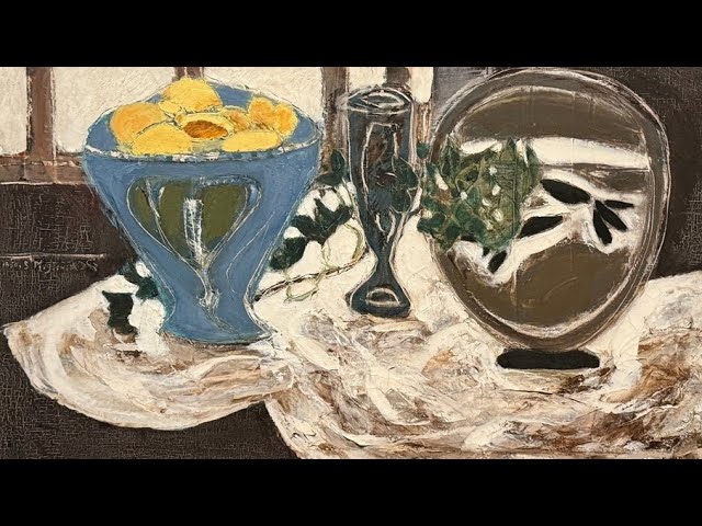 三岸節子、【魚のいる静物】、希少な額装用画集より、新品額装付、状態良好 美術品鑑賞第1033回【静物（金魚）】三岸節子ー東京国立近代