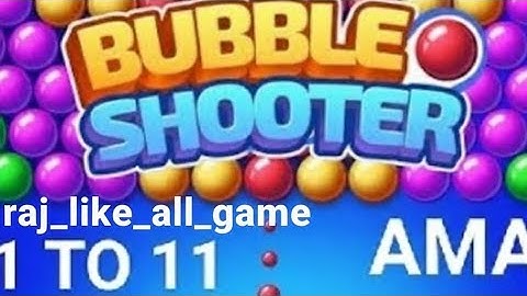 Shoot Bubble Gameplay | Bubble Shooting Game | Gaming Level 1 - 11 | Android Game