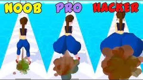 Gassy Run 3D NOOB vs PRO VS HACKER
