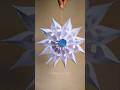 How to make beautiful paper snowflake for Christmas home decor #diy #cristmasdecor #paper
