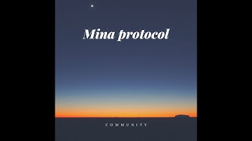 Mina protocol vlog