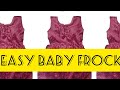 How to make  a simple and Easy baby frock dress in less than 8minutes.