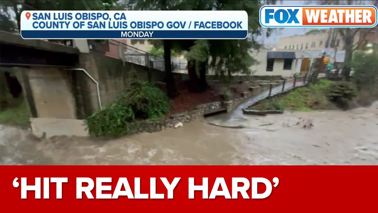 San Luis Obispo County ‘Hit Really Hard’ By Atmospheric River Storm