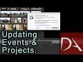 #FCPX 10.1 Tutorial - Updating Events &amp; Projects