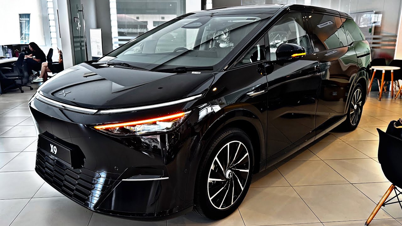 2025 All New XPENG X9 Black Color | Best MPV! Luxury Exterior & Interior Details
