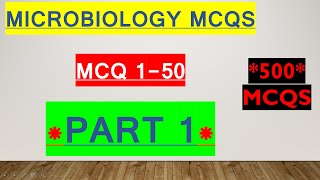 500 MCQS ON MICROBIOLOGY PART 1 | GENERAL MICROBIOLOGY MCQS | screenshot 2