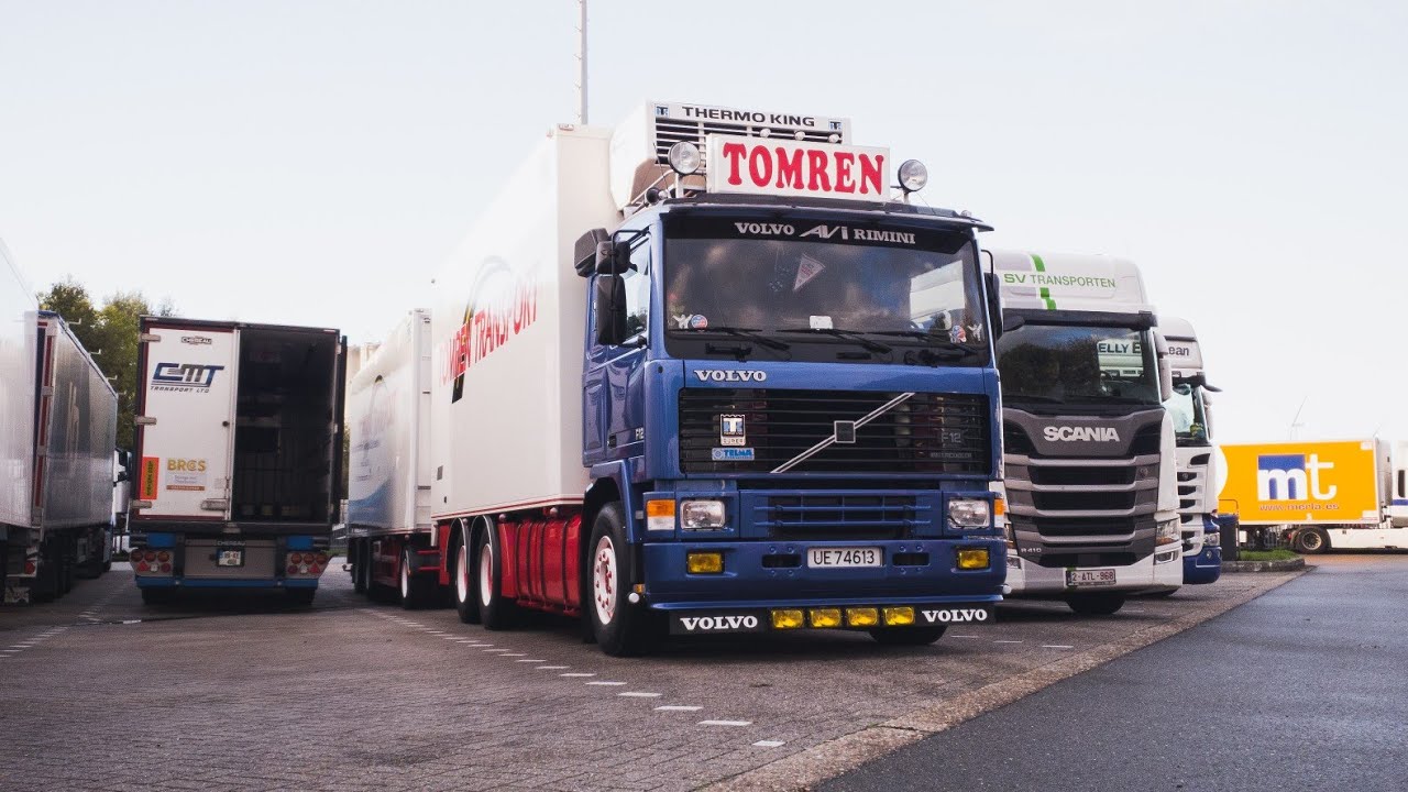VOLVO F12 TOMREN TRANSPORT NORWAY at Joost Truckstop Meer