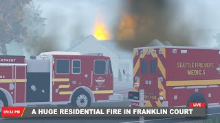 BREAKING NEWS: House Fire Rips Through Neighborhood!