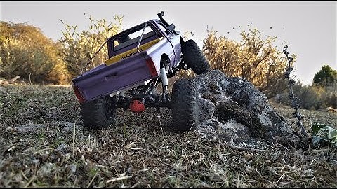 WPL Custom C24-1 Toyota Hilux On Evening Trail!