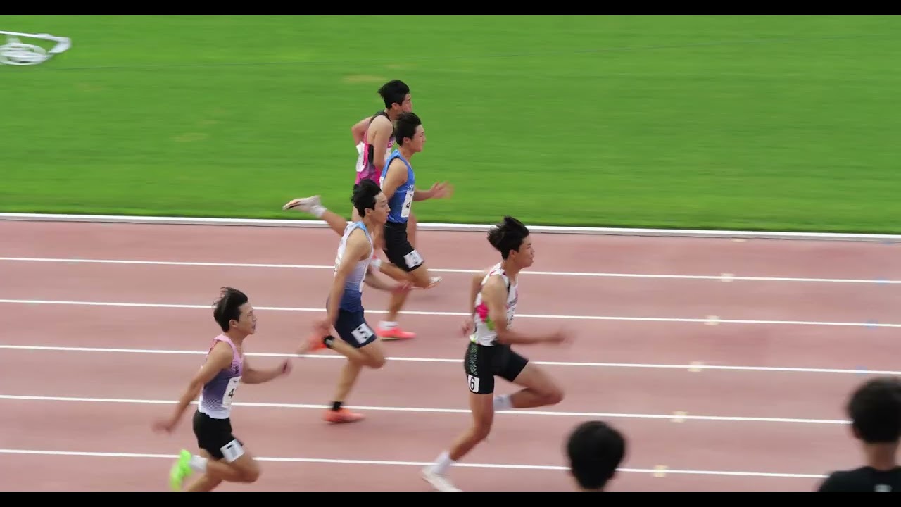 250807 100m 男中 ｜第54回秋季全国中・高等学校陸上競技大会兼第13回秋季全国小学校陸上競技大会