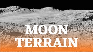 Easy Moon Terrain In Blender (Only 4 Noise Textures)