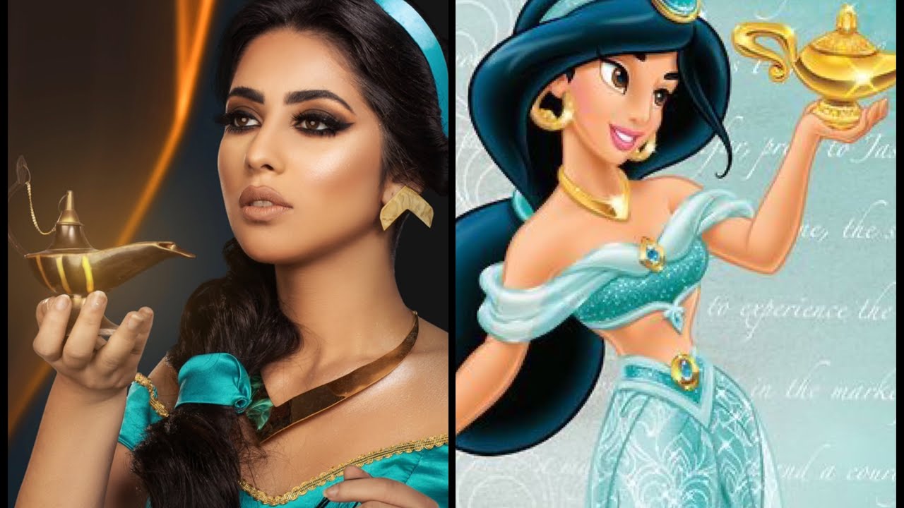 Princess JASMIN, arabian beauty makeup tutorial | MAYADA HISHAM