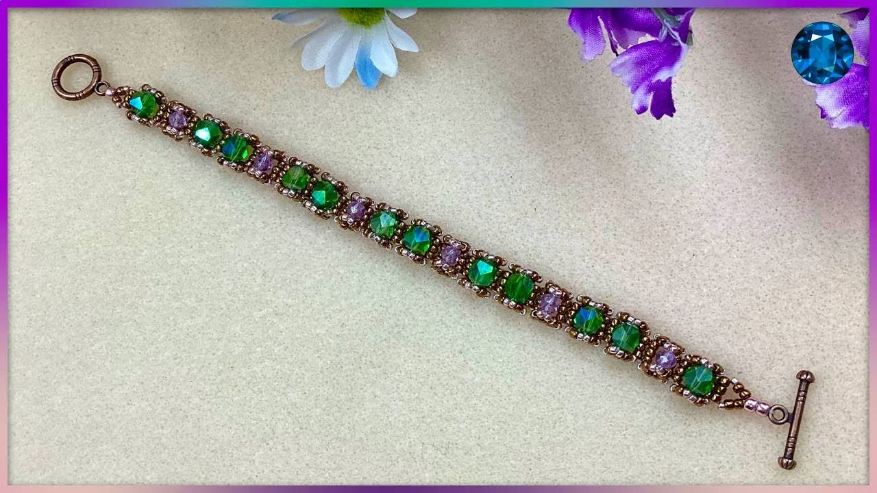 Enchanted Jewels Tennis Bracelet Tutorial YouTube