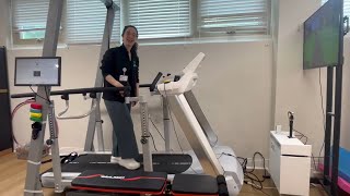 Goodwin Living Physiotherapist Demonstrates The Gaitbetter System