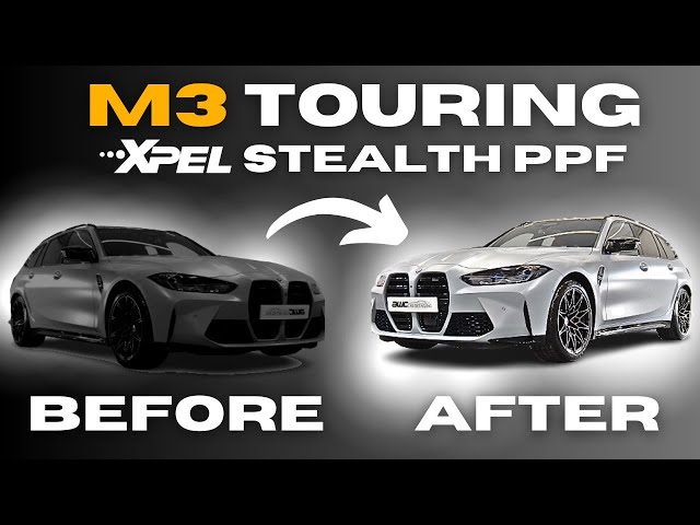 Gloss to XPEL Stealth - BMW M3 Touring PPF Transformation 