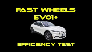 EV Ramblings - Fast EV01+ Wheel Efficiency Test - Mustang Mach E