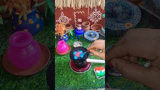 miniature Cooking tiny Kitchen 😋 #villagelife #tamilcartoon #alaparaigal #villagelife #parithabangal