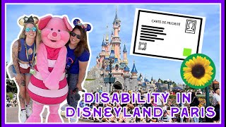 Disneyland Paris DISABILITY SYSTEM Explained!  How does the PRIORITY CARD Work at DISNEY? (Autism)