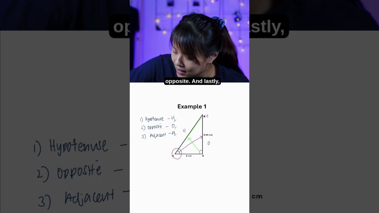 Identify parts of a Triangle | GCE O-Level E Math | #math #maths #mathematics #algebra #school
