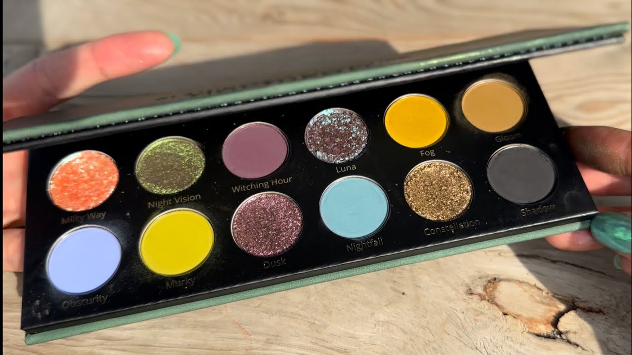 New Glaminatrix Cosmetics Nocturnal Mini Palette 🍂✨ Swatches