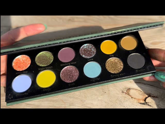 New Glaminatrix Cosmetics Nocturnal Mini Palette 🍂✨ Swatches