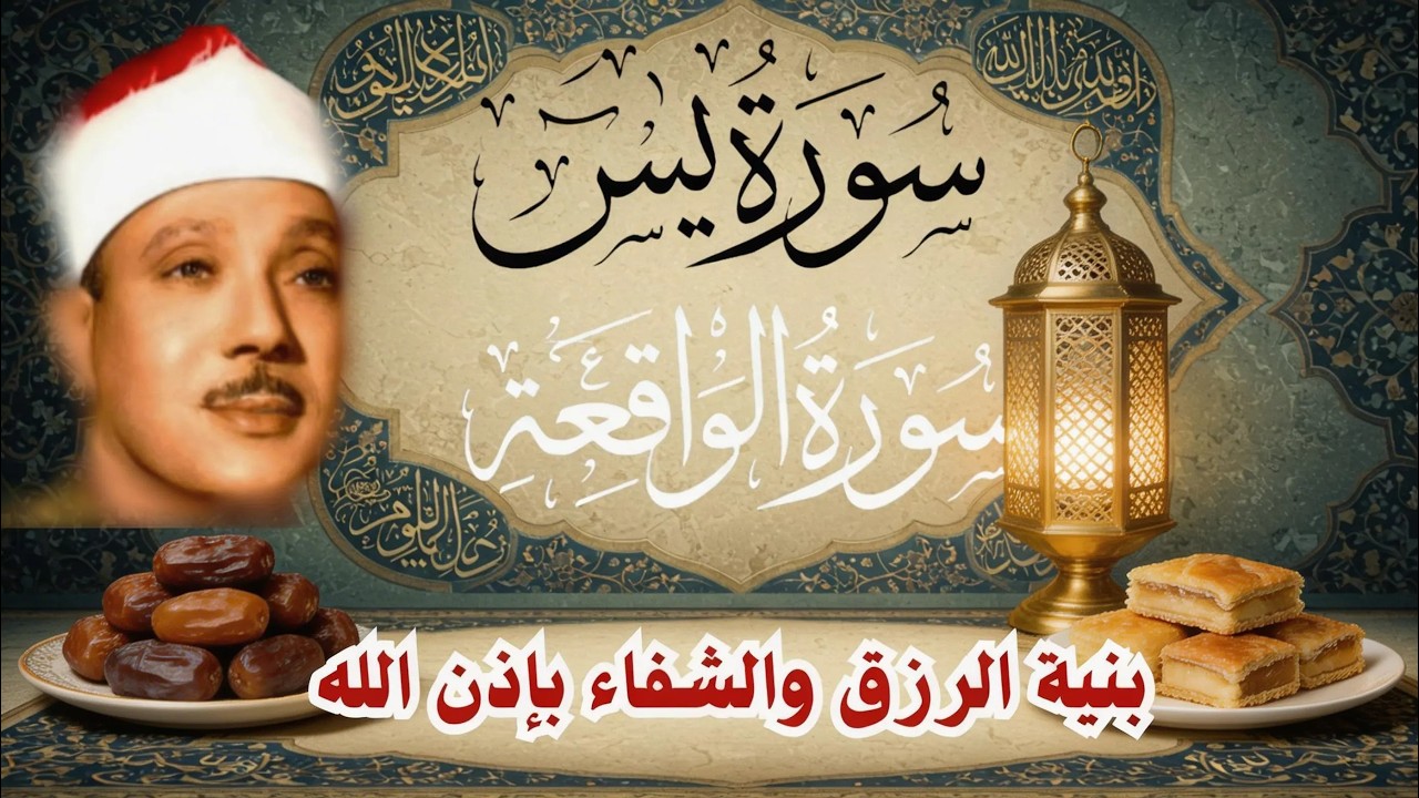 ‏‏‏‏‏‏سورة يس الشيخ عبدالباسط عبدالصمد  بنية الرزق والشفاء باذن الله