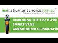 Unboxing the Testo 410i Smart Vane Anemometer IC-0560-1410