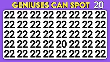 Find the Odd One Out | Number and Letter Edition | Observation Skills Test 👀