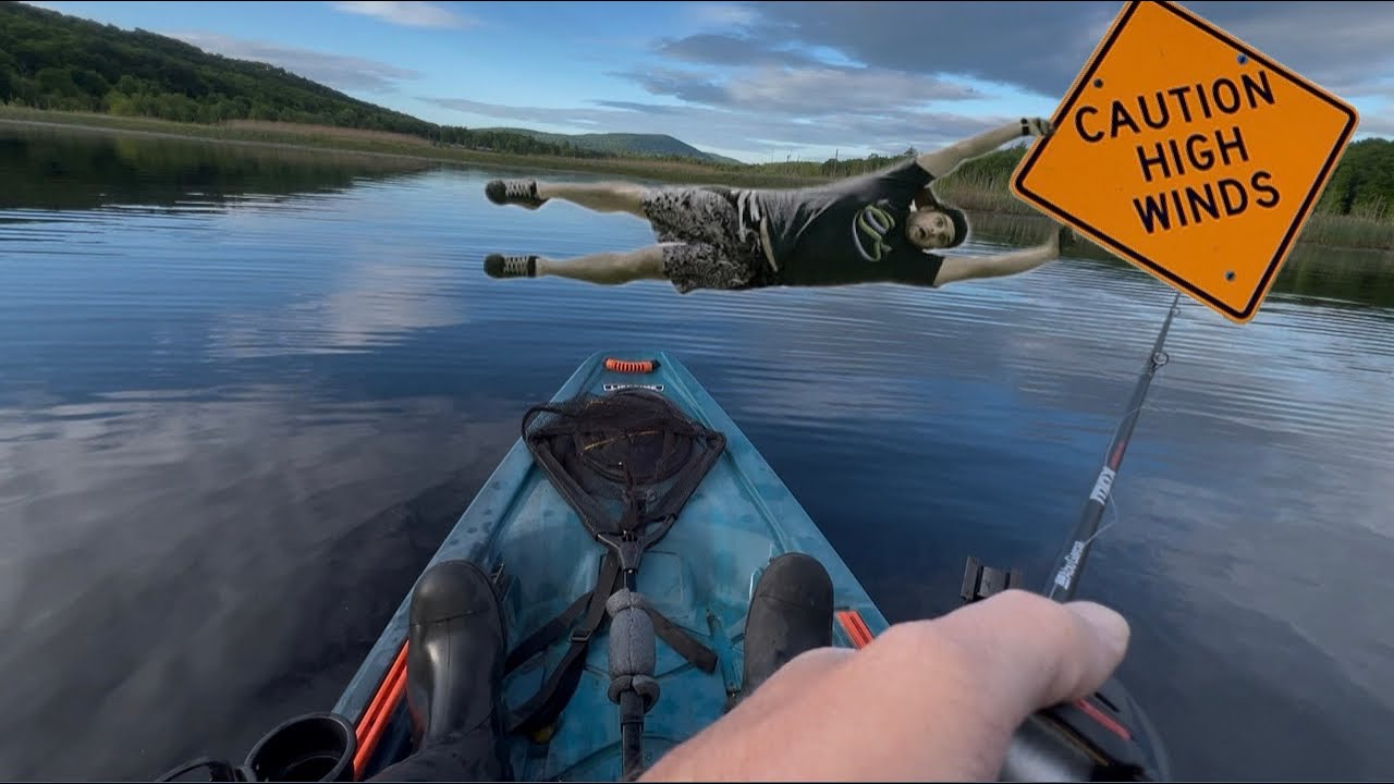 Bass fishing in high winds you can’t catch bass if you stay home #nature #fishing