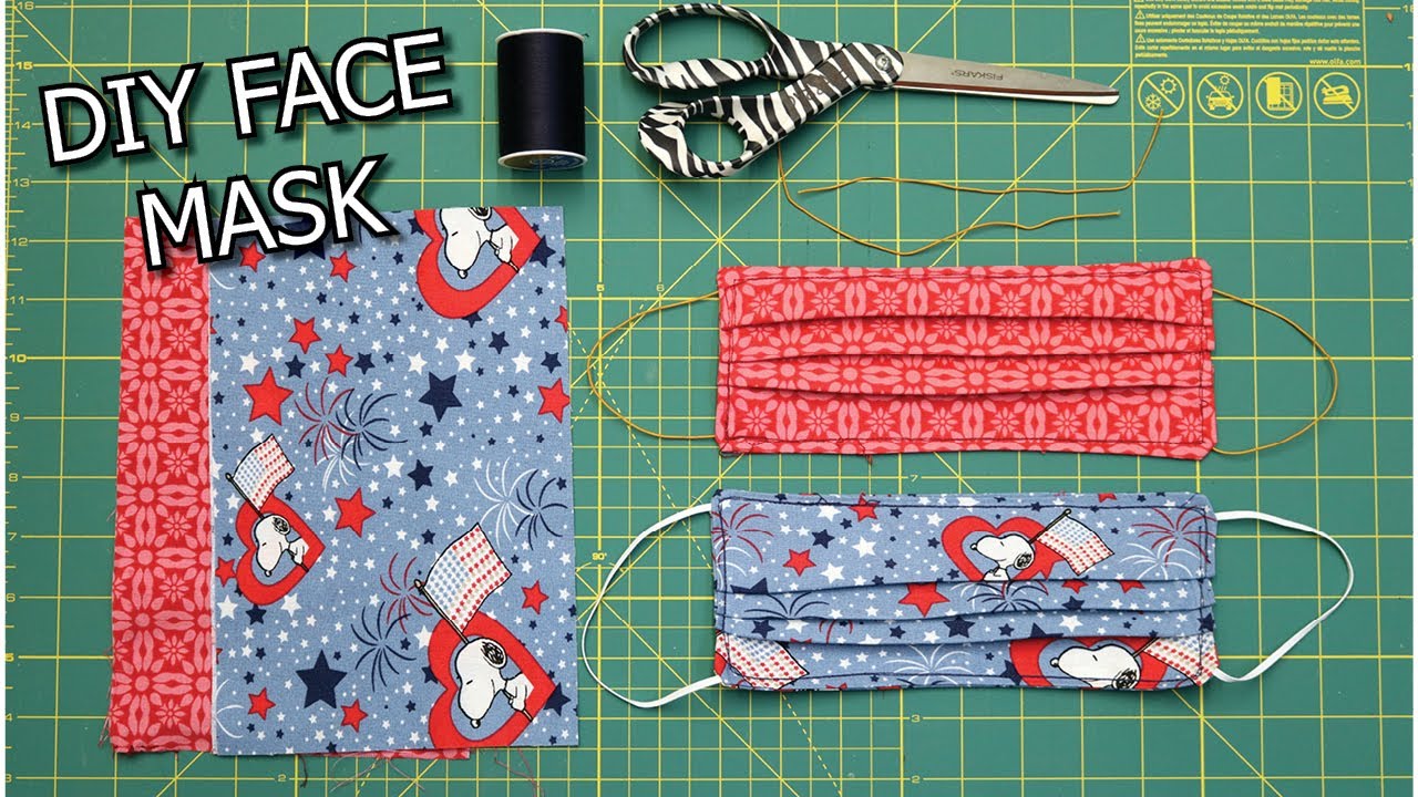 How to Make a Face Mask using the Joann Fabric's pattern guide - YouTube How to Make a Face Mask using the Joann Fabric's pattern guide - YouTube
