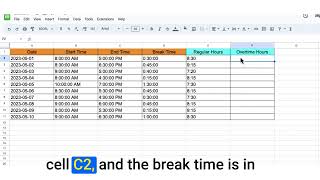 Employee Timesheets: Create a timesheet template for your employees, and use conditional formatting screenshot 5