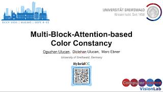 Multi-Block-Attention-based Color Constancy (ECCV 2026)