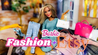 I Love Doll Clothes!!! Let’s Take a Look at New Barbie Fashion Packs and Etsy Finds