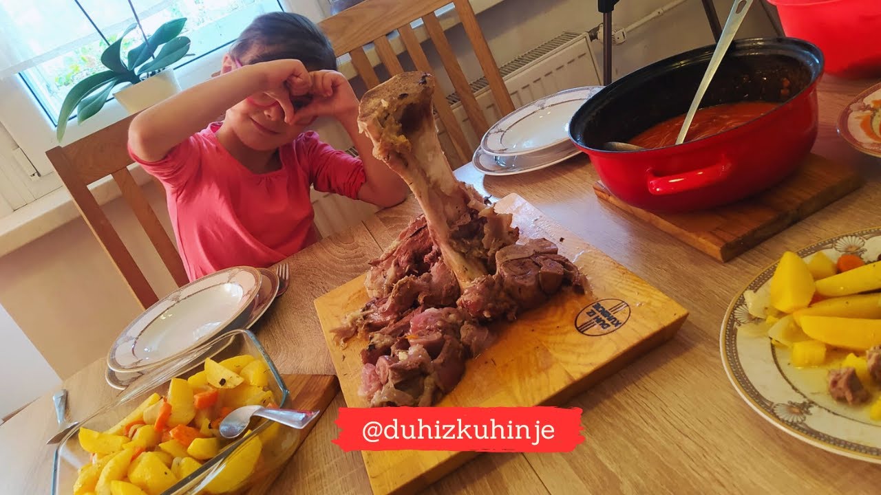 Teleća koljenica & domaća juha od rajčice na moj način | Hvala za 7.500 pretplatnika!