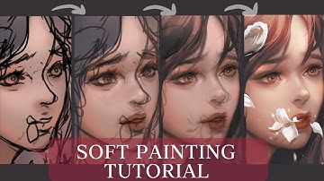 [Medibang] Zacht schilderen + Penseelinstellingen - TUTORIAL + SPEEDPAINT