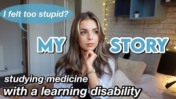 HOW I STUDY MEDICINE WITH A LEARNING DISABILITY | tips to get top grades with a learning disability